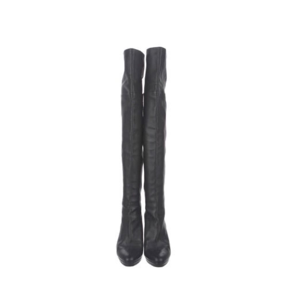 Jimmy Choo Gypsy Leather Over Knee Boots - Picture 3 of 6